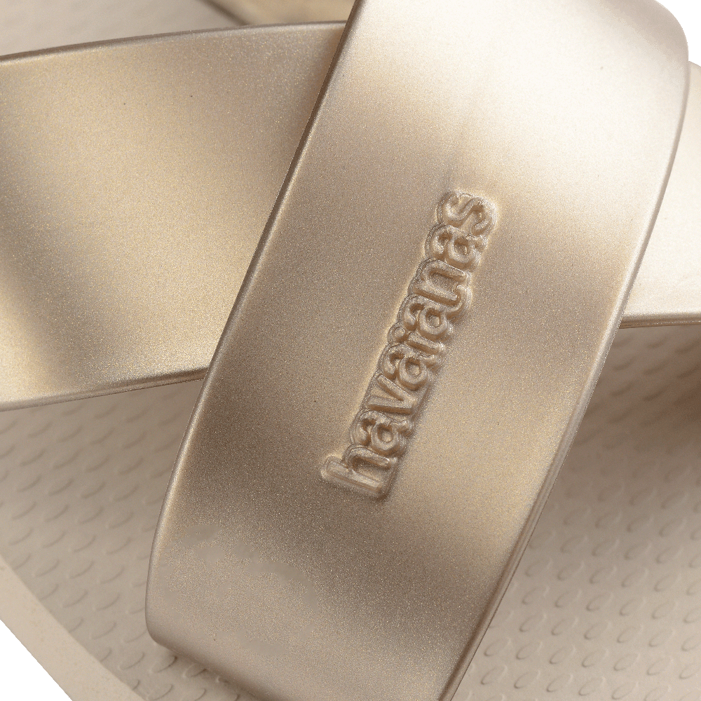 Rasteirinha Havaianas Aqua Metallic: Conforto e Estilo Metalizado para Seus Pés