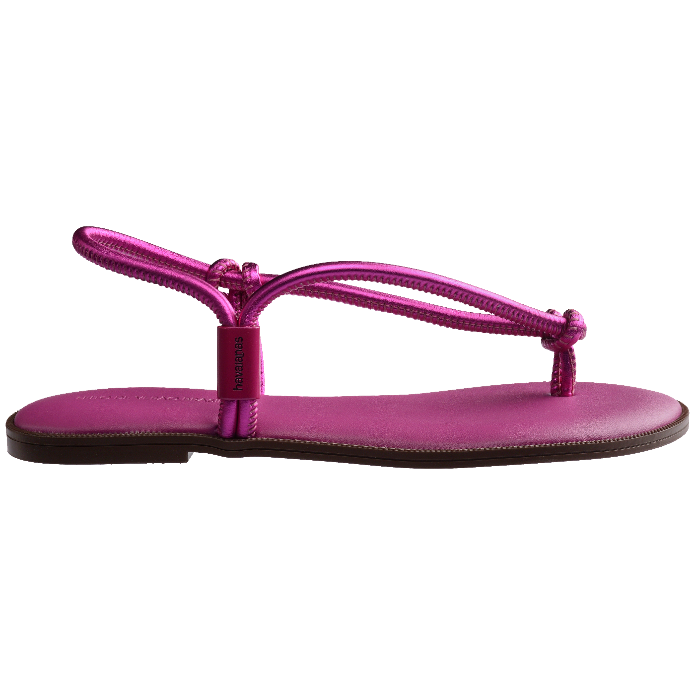 Rasteirinha Havaianas Una Açaí Feminina Confortável Estilo Verão Praia Leve Durável