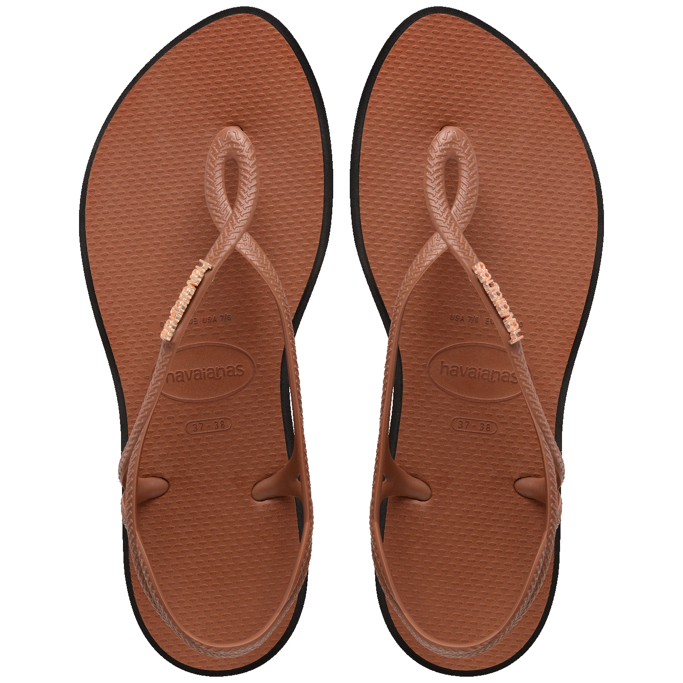 Rasteirinha Havaianas Luna Point Feminina Moderna Bico Pontudo Confortável Elegante Verão