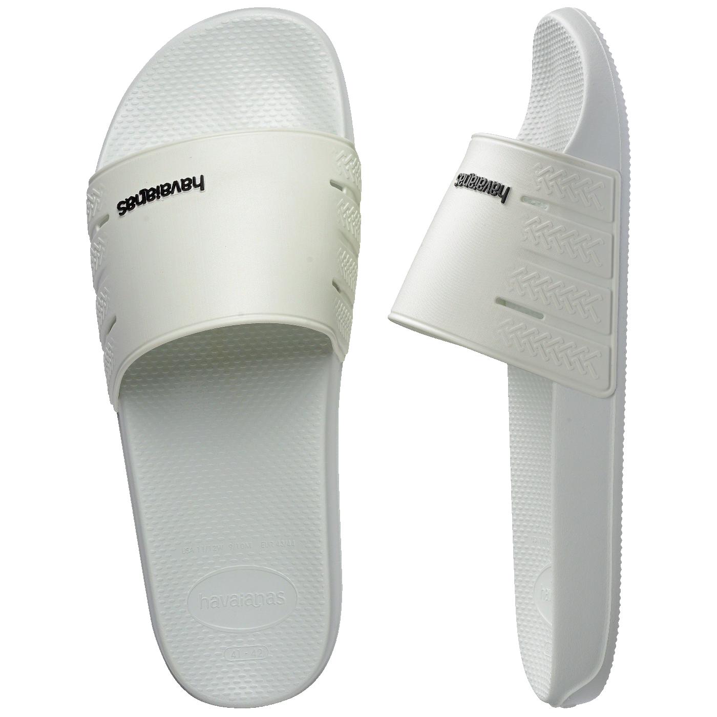 Chinelo Slide Havaianas Zero Branco: Conforto Leve, Estilo Versátil para o Verão
