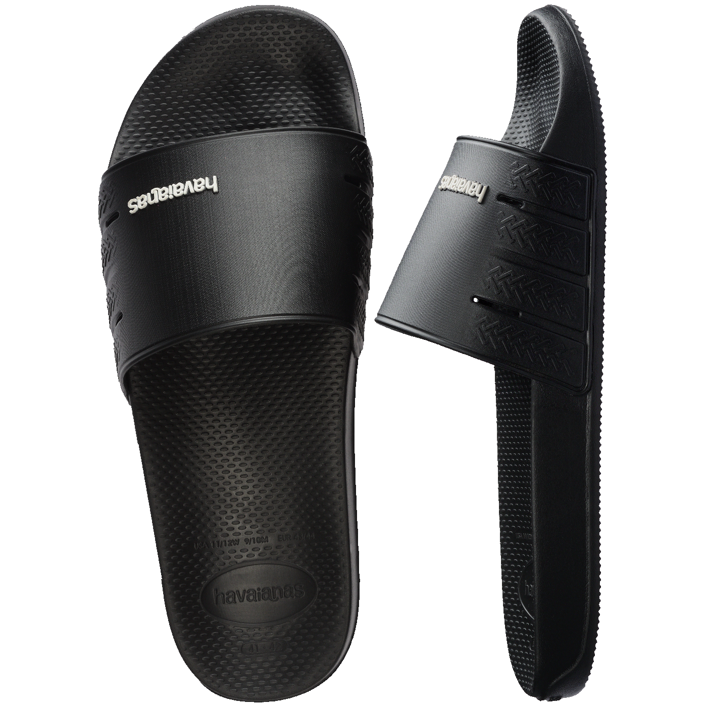 Slide Havaianas Zero Unissex Preto Leve Confortável Casual Verão