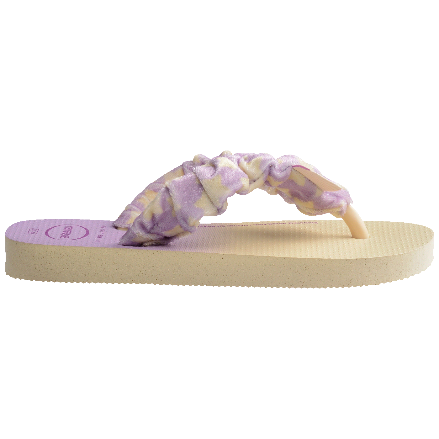 Chinelo Infantil Havaianas Fluffy Creme: Conforto Macio, Estilo Degradê para Crianças