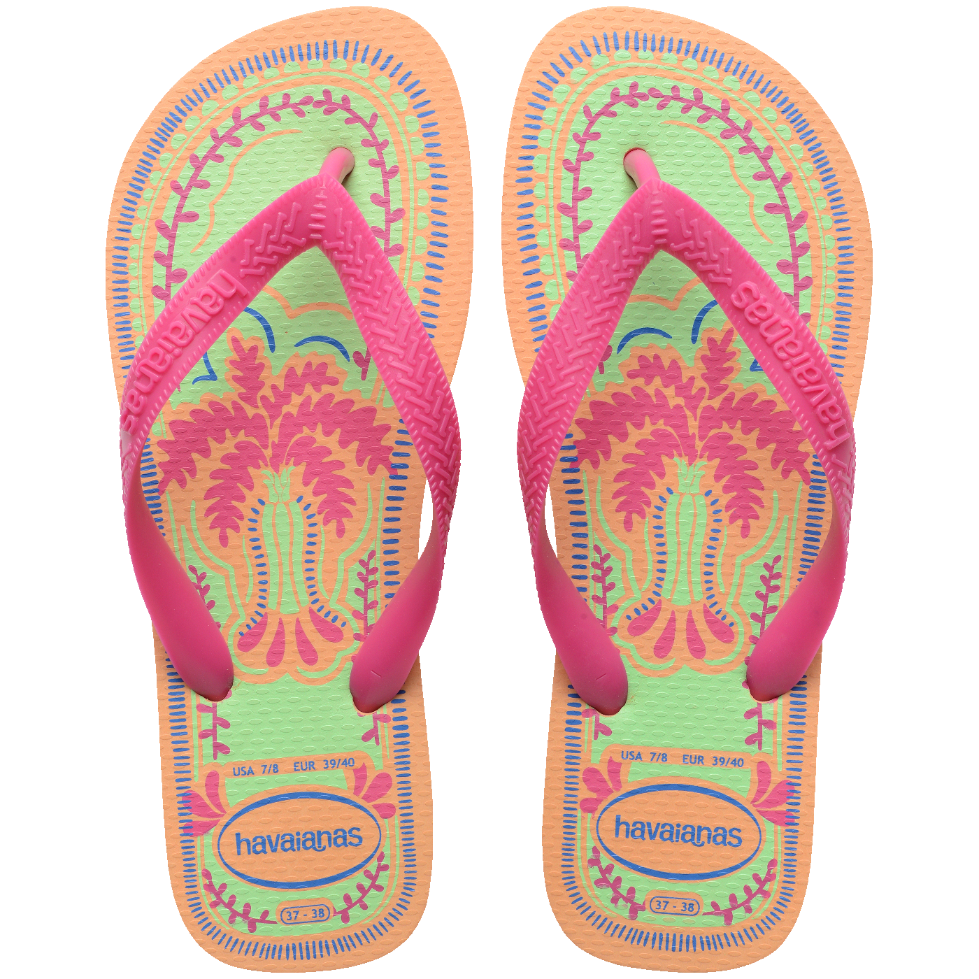 Chinelo Havaianas Top Summer Vibes Pêssego Unissex Conforto Leve Durável