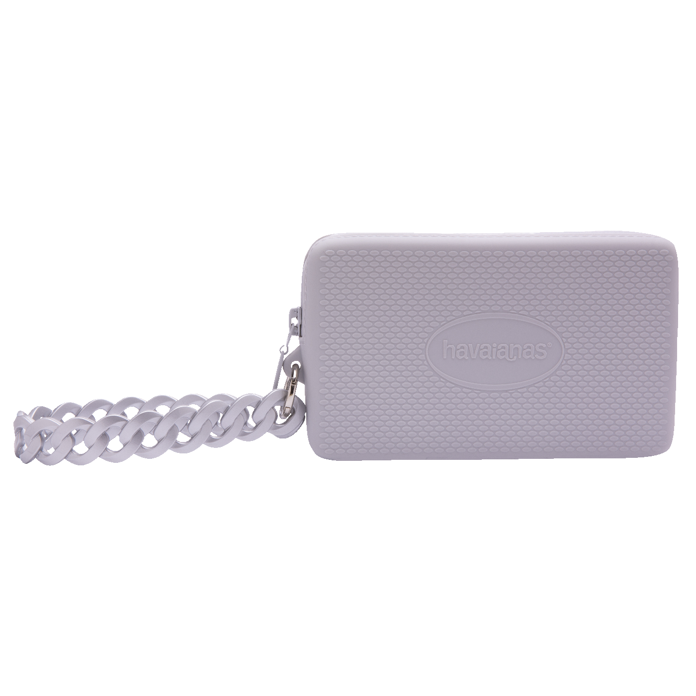 Mini Bolsa Havaianas Chain Cromada Prática Elegante Acessório Versátil Estilo Moderno