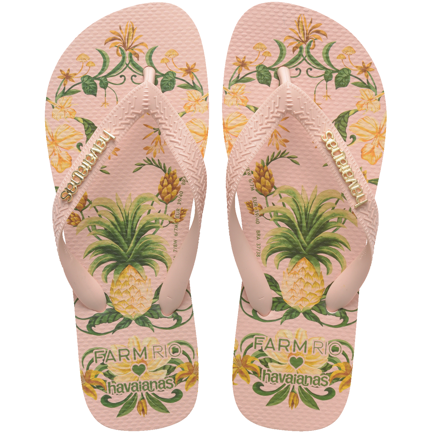 Chinelo Havaianas Farm Beleza de Abacaxi: Estilo Tropical, Conforto e Design Exclusivo