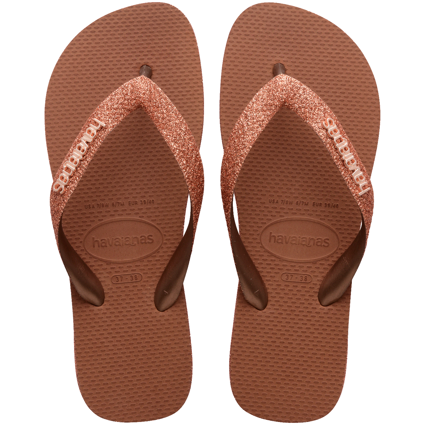 Chinelo Havaianas Top Sparkle Ferrugem: Conforto Brilhante, Estilo Icônico para Seus Pés