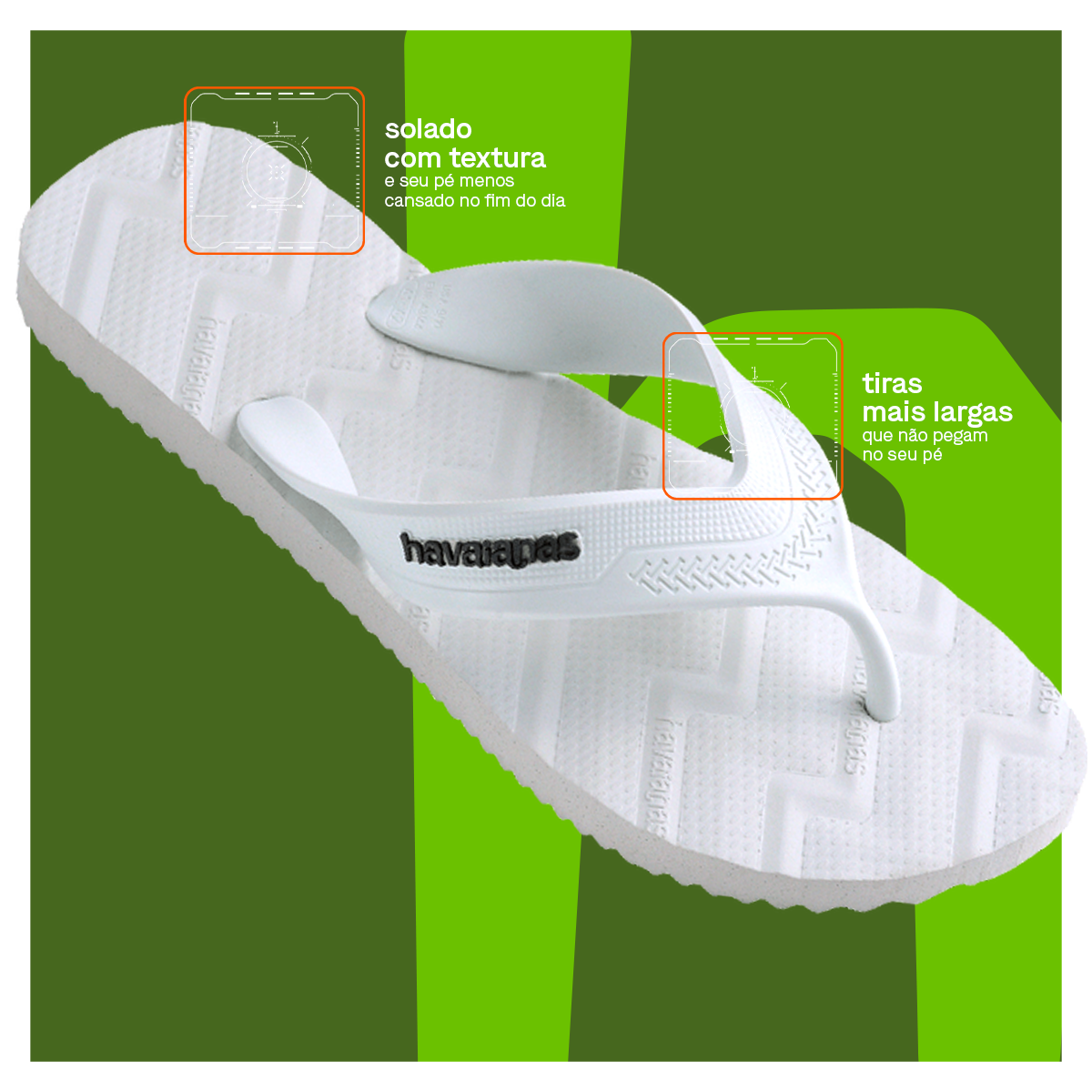 Chinelo Masculino Havaianas Track Waves: Tiras Largas Confortáveis, Sola Texturizada, Maior Aderência